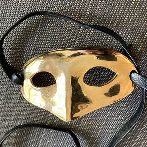 Rare Vintage C. Ross 1976 Gold Plated Mask